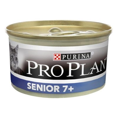 Purina Pro Plan Senior 7+ мус для дорослих кішок похилого віку з тунцем 85 г п100121 фото