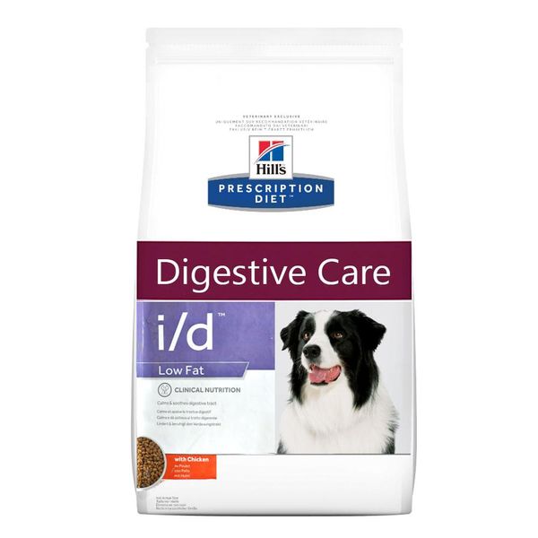 Hill's Prescription Diet Canine i/d Low Fat Лікувальний сухий корм для собак з куркою, 12 кг 606430 фото