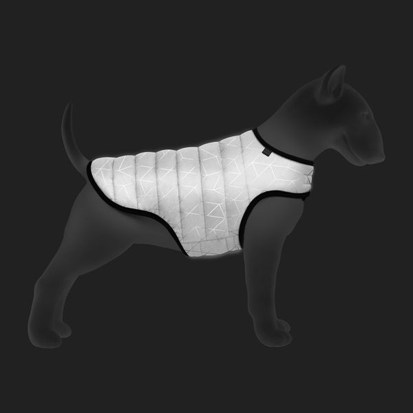 Курточка-накидка для собак WAUDOG Clothes світловідбивна, L, А 41 см, B 58-70 см, С 42-52 см 5498 фото