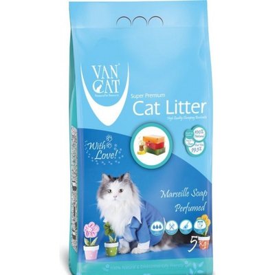 Van Cat аромат Марсельське мило наповнювач бентонітовий 5 кг 70562 фото