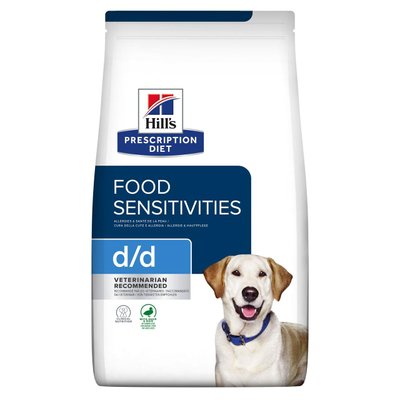 Hill's Prescription Diet Canine d/d (качка і рис) Лікувальний сухий корм для собак, 1.5 кг 605839 фото