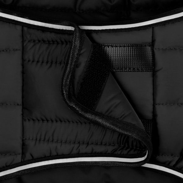 Курточка-накидка для собак AiryVest, L, B 58-70 см, C 42-52 см чорний 15441 фото