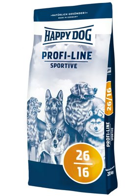 Happy Dog PROFI-LINE SPORTIVE 26/16 сухий корм для собак всіх порід з підвищеною потребою в енергії, 20 кг В2576 фото