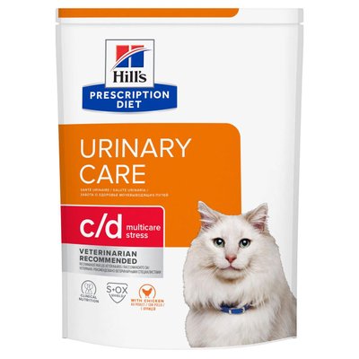 Hill's Prescription Diet c/d Multicare Stress корм для кішок з куркою, 3 кг 605949 фото