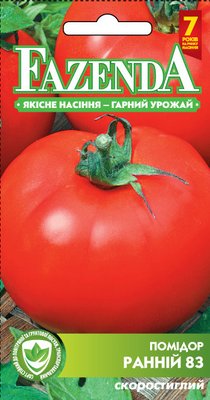 Насіння томату Ранній 83 0.1 г, FAZENDA, O. L. KAR 16912 фото