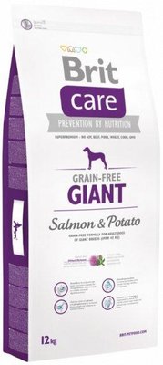 Сухий корм Brit Care GF Giant Salmon & Potato для собак гігантських порід 12 кг 132730/0221 фото